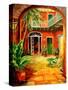 Creole Courtyard-Diane Millsap-Stretched Canvas