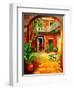 Creole Courtyard-Diane Millsap-Framed Art Print