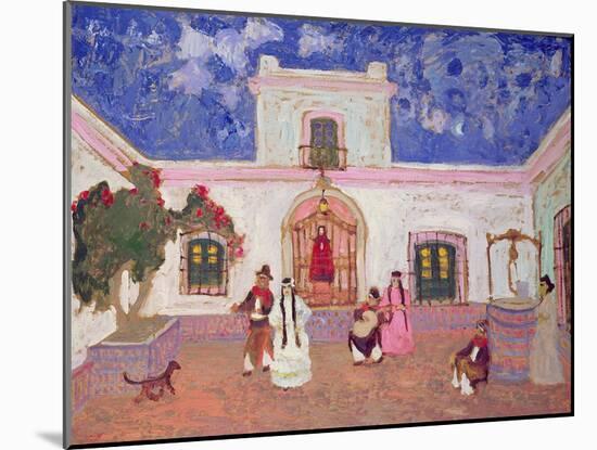 Creole Dance, before 1927-Pedro Figari-Mounted Giclee Print