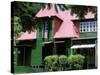 Creole House, Victoria, Island of Mahe, Seychelles, Indian Ocean, Africa-Bruno Barbier-Stretched Canvas