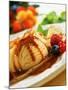 Crêpes with Ice Cream, Berries and Caramel Sauce-null-Mounted Photographic Print