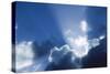 Crepuscular Rays (Aka God Beams) at Lualoa Park, Oahu, Hawaii, Us-Roddy Scheer-Stretched Canvas