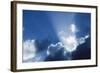 Crepuscular Rays (Aka God Beams) at Lualoa Park, Oahu, Hawaii, Us-Roddy Scheer-Framed Photographic Print