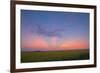 Crepuscular Rays at Sunset, Alberta, Canada-null-Framed Photographic Print