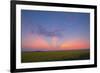 Crepuscular Rays at Sunset, Alberta, Canada-null-Framed Photographic Print