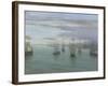 Crepuscule in Flesh Colour and Green: Valparaiso-James Abbott McNeill Whistler-Framed Giclee Print