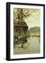 Crepuscule, Place de la Republique-Luigi Loir-Framed Giclee Print