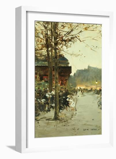 Crepuscule, Place de la Republique-Luigi Loir-Framed Giclee Print