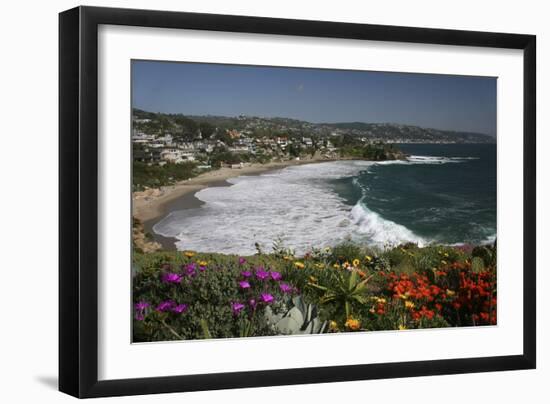 Crescent Bay 2-Chris Bliss-Framed Photographic Print