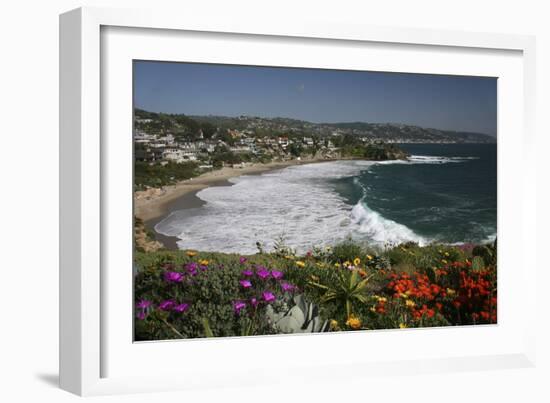 Crescent Bay 2-Chris Bliss-Framed Photographic Print