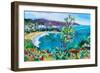 Crescent Bay, Laguna Beach, 2018, (oil on canvas)-Richard Fox-Framed Giclee Print