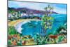 Crescent Bay, Laguna Beach, 2018, (oil on canvas)-Richard Fox-Mounted Giclee Print