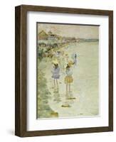 Crescent Beach, 1896-Maurice Brazil Prendergast-Framed Giclee Print