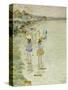 Crescent Beach, 1896-Maurice Brazil Prendergast-Stretched Canvas