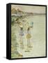 Crescent Beach, 1896-Maurice Brazil Prendergast-Framed Stretched Canvas