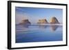 Crescent Beach along Ecola State Park, Oregon Coast, Pacific Ocean-Craig Tuttle-Framed Photographic Print