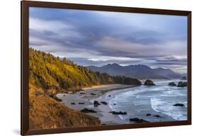 Crescent Beach at Ecola State Park in Cannon Beach, Oregon, USA-Chuck Haney-Framed Photographic Print