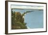 Crescent Beach, Sodus Bay, New York-null-Framed Premium Giclee Print