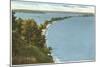 Crescent Beach, Sodus Bay, New York-null-Mounted Premium Giclee Print