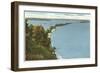 Crescent Beach, Sodus Bay, New York-null-Framed Art Print