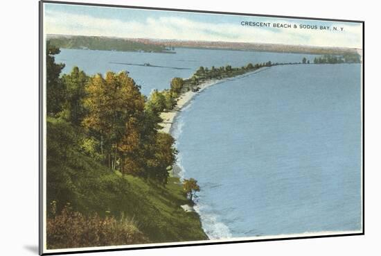 Crescent Beach, Sodus Bay, New York-null-Mounted Art Print