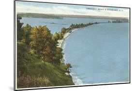 Crescent Beach, Sodus Bay, New York-null-Mounted Art Print