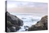 Crescent Beach Waves 3-Alan Blaustein-Stretched Canvas