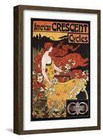 Crescent Cycles-null-Framed Giclee Print