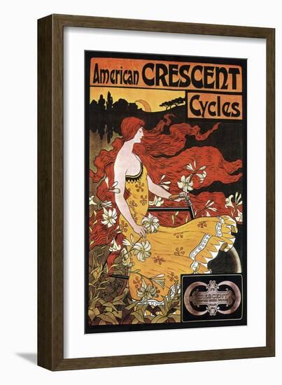 Crescent Cycles-null-Framed Giclee Print