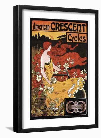 Crescent Cycles-null-Framed Giclee Print