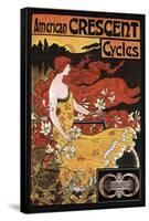 Crescent Cycles-null-Framed Stretched Canvas