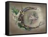 Crescent Deer Spirit-Art and a Little Magic-Framed Stretched Canvas