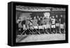 Crescent Hockey Team-null-Framed Stretched Canvas