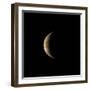 Crescent Jupiter with the Great Red Spot.-Michael Benson-Framed Photographic Print