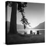 Crescent Lake 1-Moises Levy-Stretched Canvas