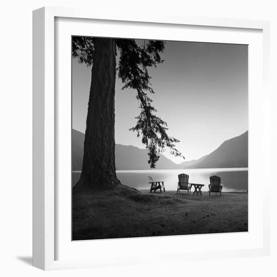 Crescent Lake 1-Moises Levy-Framed Photographic Print