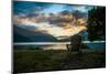 Crescent Lake Chair-Tim Oldford-Mounted Photographic Print