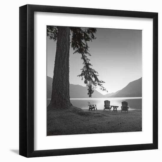 Crescent Lake I-Moises Levy-Framed Art Print