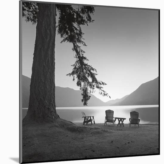 Crescent Lake I-Moises Levy-Mounted Art Print