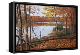 Crescent Lake-Bruce Dumas-Framed Stretched Canvas