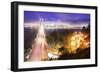 Crescent Moon Cityscape, San Francisco-Vincent James-Framed Photographic Print