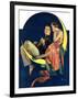 "Crescent Moon Couple,"June 14, 1930-Elbert Mcgran Jackson-Framed Giclee Print