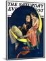 "Crescent Moon Couple," Saturday Evening Post Cover, June 14, 1930-Elbert Mcgran Jackson-Mounted Premium Giclee Print