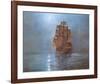 Crescent Moon-Montague Dawson-Framed Art Print