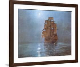 Crescent Moon-Montague Dawson-Framed Art Print