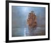 Crescent Moon-Montague Dawson-Framed Art Print