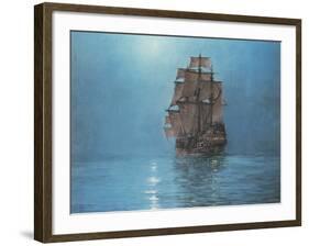 Crescent Moon-Montague Dawson-Framed Art Print