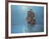 Crescent Moon-Montague Dawson-Framed Premium Giclee Print