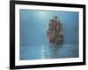 Crescent Moon-Montague Dawson-Framed Premium Giclee Print