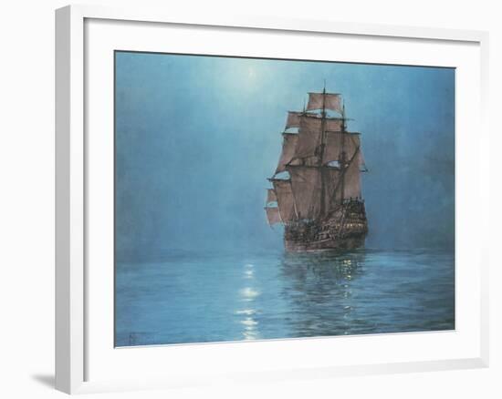 Crescent Moon-Montague Dawson-Framed Premium Giclee Print